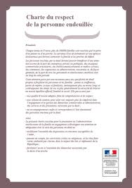 Charte de l'endeuillé. Charte de l'endeuillé.