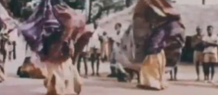 Rite funéraire : Congo : Funérailles d'une reine Batéké. Rite funéraire : Congo : Funérailles d'une reine Batéké.